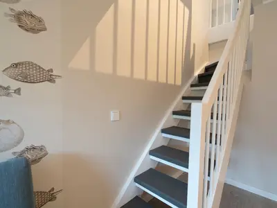 Treppe ins obere Schlafzimmer