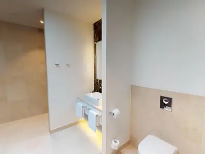 Luxus Ferienpenthouse mit Sauna und riesiger Dachterrasse in Strandlage
