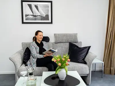 Wohnzimmer mit Sitzecke