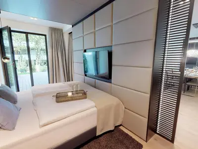 Luxusapartment mit Terrasse, Strandkorb & Sauna in Strandnähe in Timmendorfer Strand