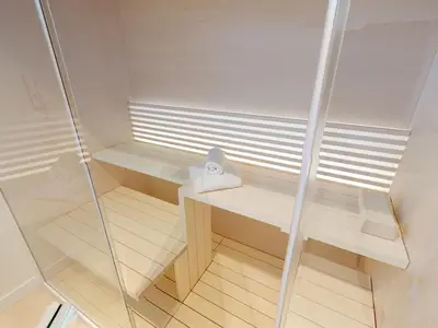 Luxus Ferienpenthouse mit Sauna und riesiger Dachterrasse in Strandlage