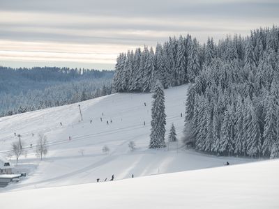 Waldauer Schneeberg mit Skipiste