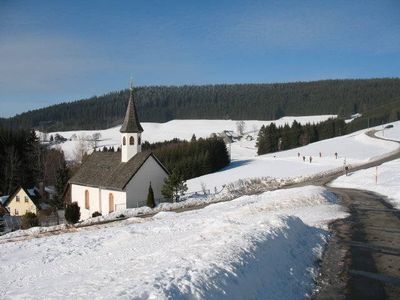 Fernskiwanderweg Schonach-Belchen dirket am Haus