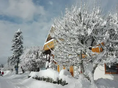 Haus im Winter