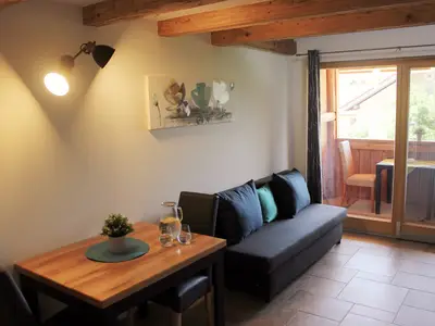 Blick auf den Balkon