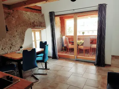 Blick auf den Balkon