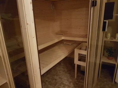 Sauna im allgemeinen Bereich