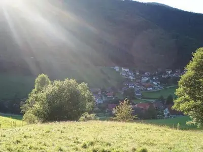 Blick auf das Dorf