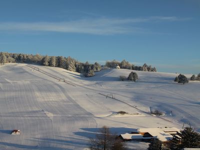 Aussicht von der Fewo Richtung Kapellenlift