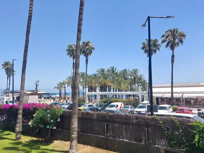 outside