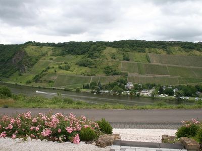 Blick von Ihrer Aussichtsterrasse ins Moseltal