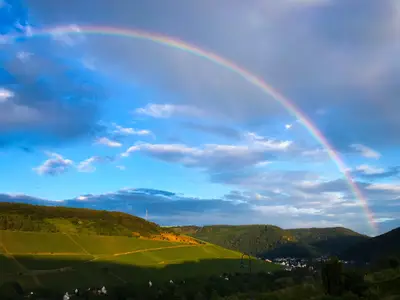 Regenbogen über Traben-Trarbach