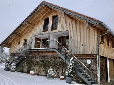 Fewo Beim Schmied nähe Chiemsee Aussenasicht Winter