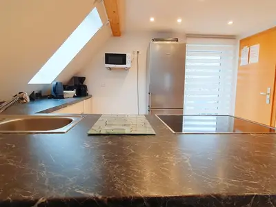 so wohnen Sie in der Ferienwohnung im Dachgeschoss