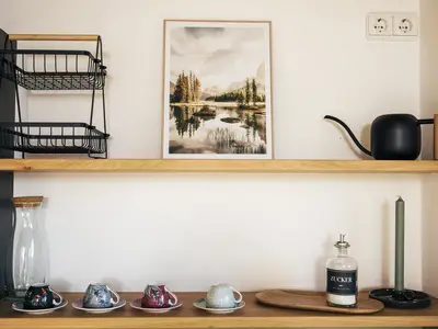 Küche voll ausgestattet