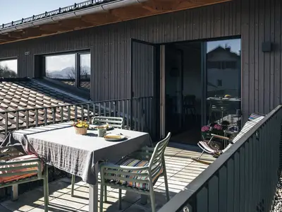 Sonnige Dachterrasse