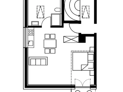 Platz für zwei Personen oder die kleine Familie