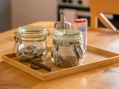 Eine Tasse Tee oder Kaffee gefällig? Alles da für einen guten Start im Chiemgauglück