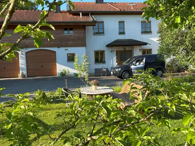 Hausansicht aus Garten