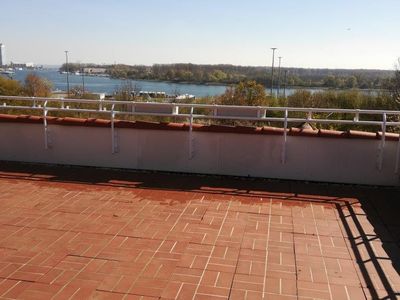 Dachterrasse mit Traveblick