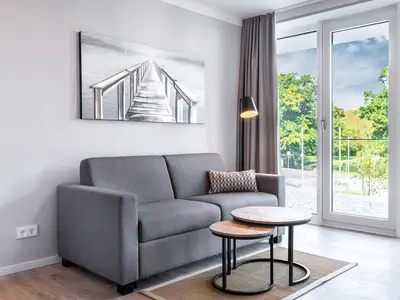 Wohn-Essbereich mit Doppelschlafcouch