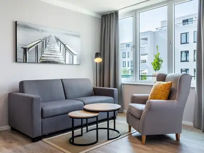 Wohn-Essbereich mit Doppelschlafcouch