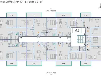 Ferienwohnung für 4 Personen (60 m²) in Travemünde 9/10