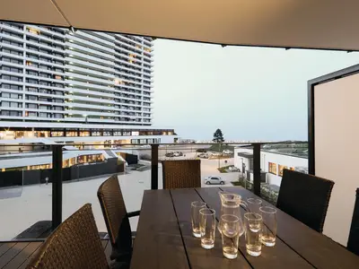 outside