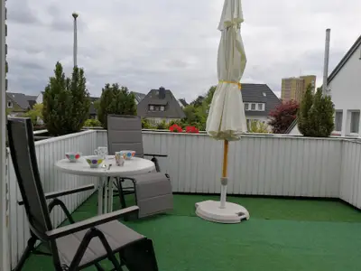 großer Balkon