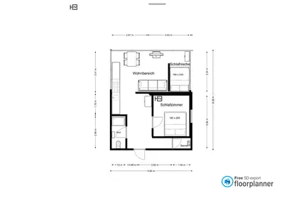 Kaiserlodge Grundriss