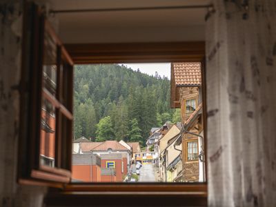 Blick zum Wasserfall