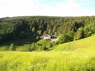 Umgebung mit Blick auf den Hof