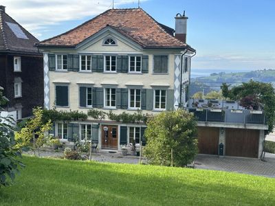 Allegra Appenzell Ferienwohnung  mit Bodensee im Hintergrund