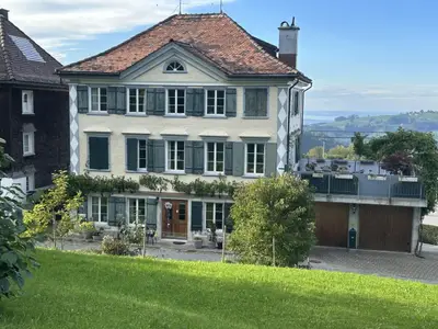 Allegra Appenzell Ferienwohnung mit Bodensee im Hintergrund