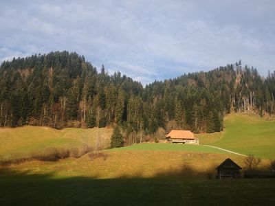 Aussicht vom Zimmer mit Kajütenbett