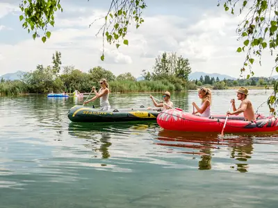 Schlauchbootfahren auf der Alz (ab 1. Juli möglich)