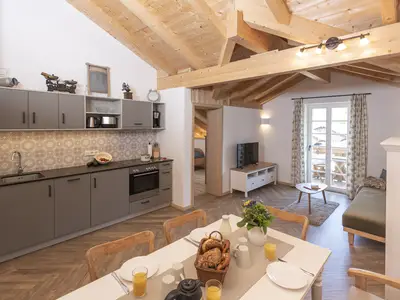 Wohnküche Ferienwohnung Dorfblick