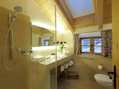 Ferienwohnung Fuchs, Badezimmer, Familienurlaub