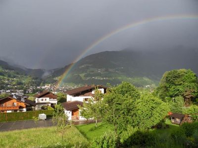 Blick vom Balkon