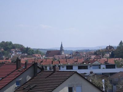 Blick aus dem Appartement über die Tübinger Altstadt