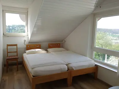 BEDROOM, INSIDE, OUTSIDE