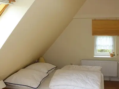 Schlafraum mit Doppelbett