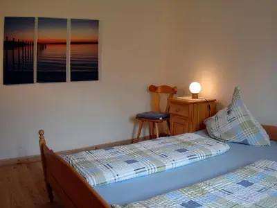 Schlafraum Doppelbett