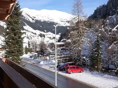 Aussicht Richtung Skigebiet Rastkogel