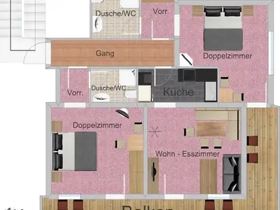 Ferienwohnung für 4 Personen (60 m²) in Tux 10/10
