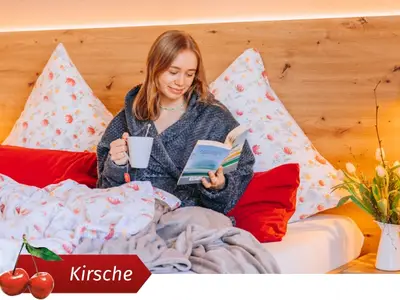 Elternschlafzimmer der Wohnung Kirsche