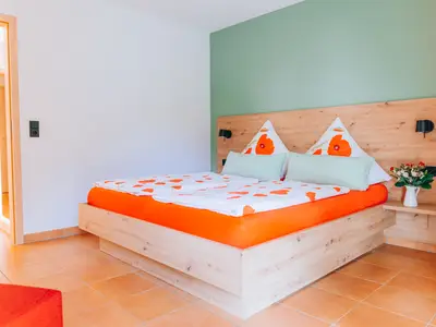 Elternschlafzimmer der Wohnung Apfel