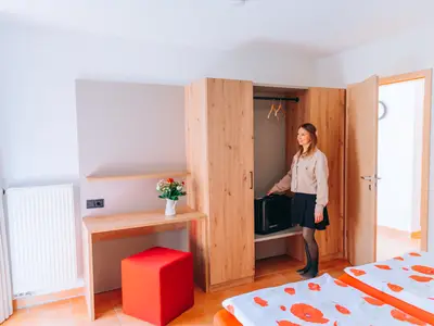 Elternschlafzimmer der Wohnung Apfel