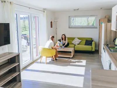 Wohnbereich der Wohnung Kiwi