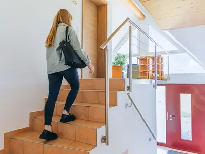 Eingangsbereich der Wohnung Quitte